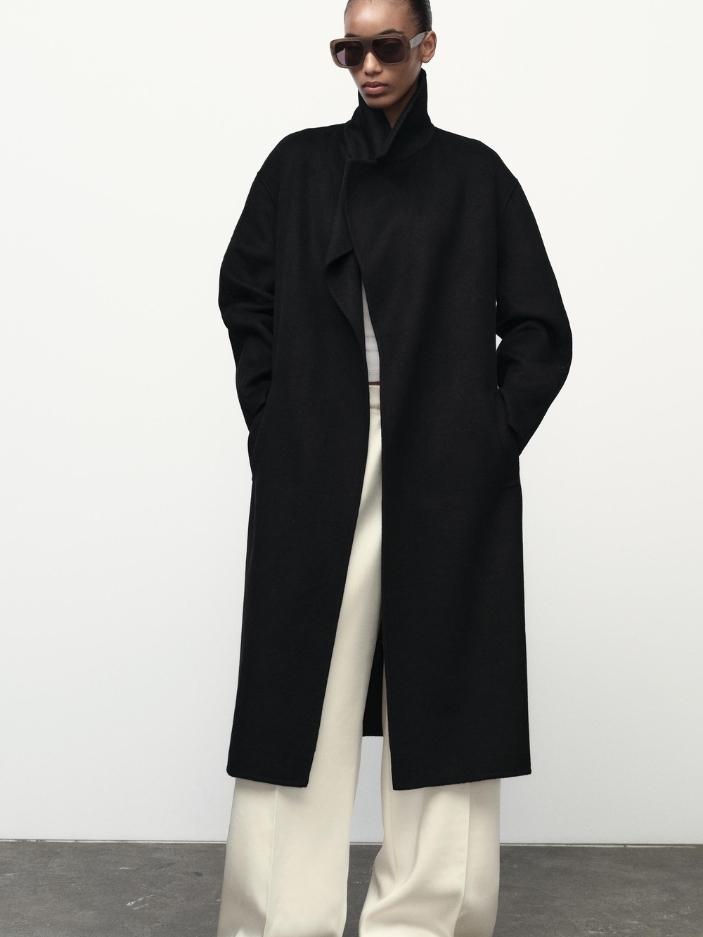Zara Black Coat Jacket